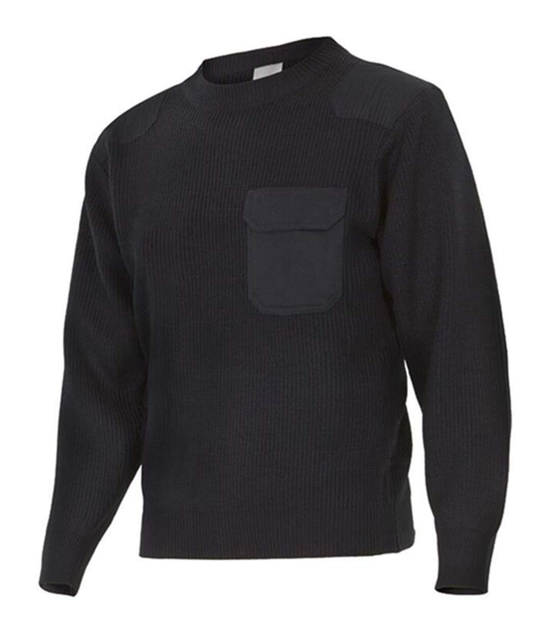 Pull col rond - Homme - VL100 - noir-2