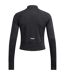 Womens/ladies Trail Run Half Zip Long-sleeved Top Grey Under Armour-3