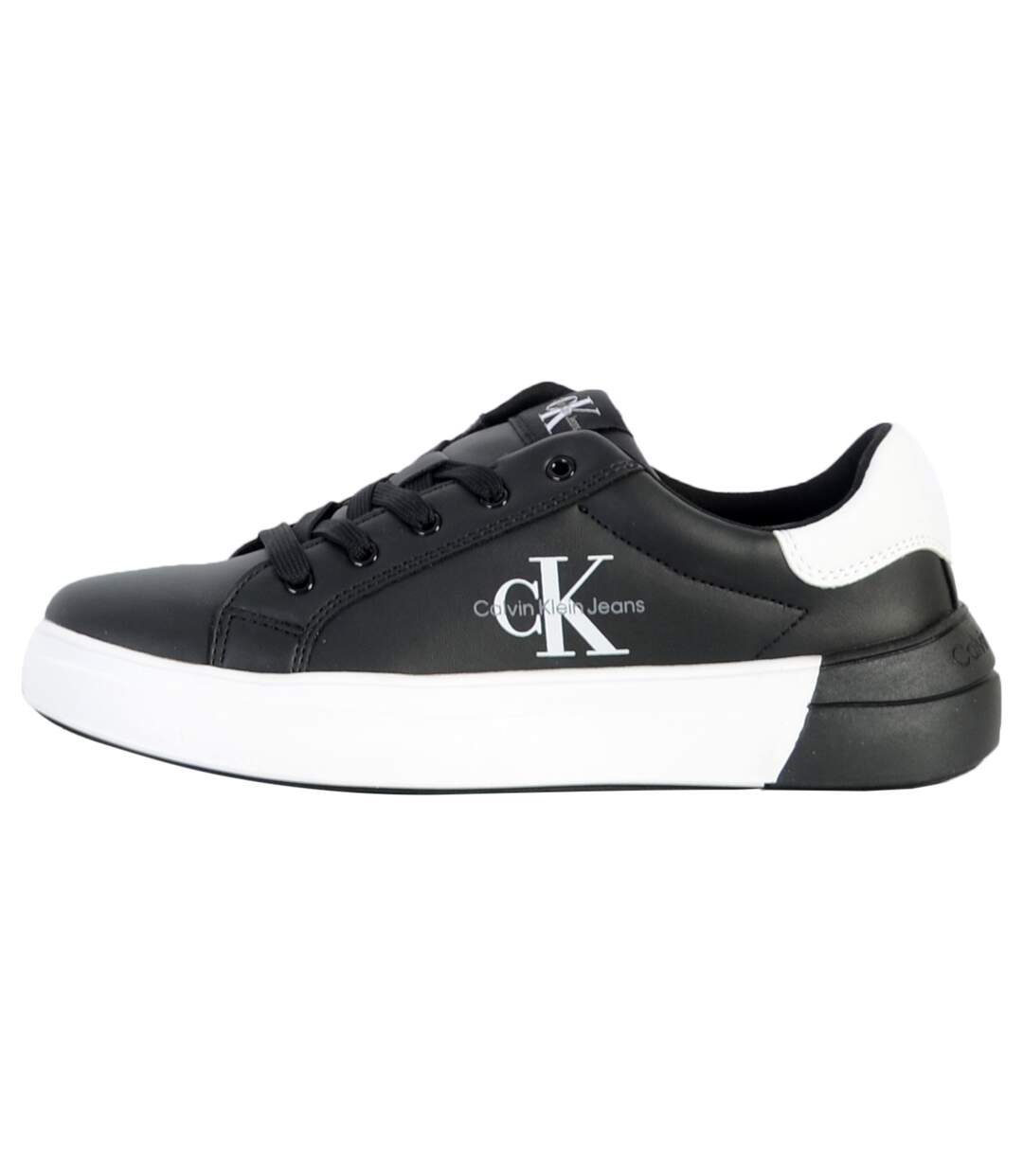 Basket Cuir Calvin Klein Jeans Juniors Low Cut Lace-up 2022-1
