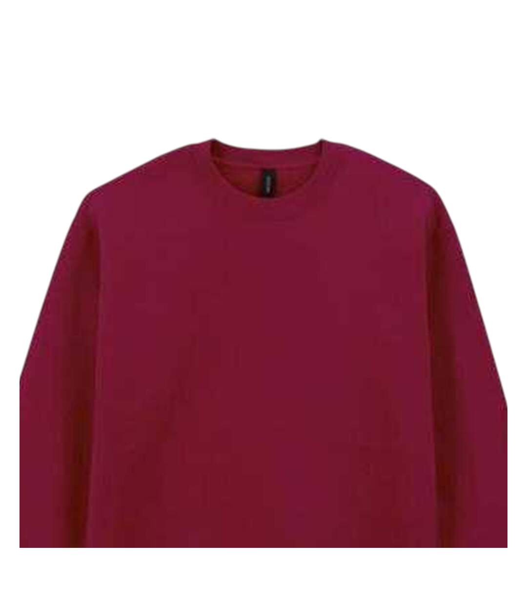 Sweat Uni Col Ras-du-cou Hammer Maxweight Homme Bordeaux Gildan-2