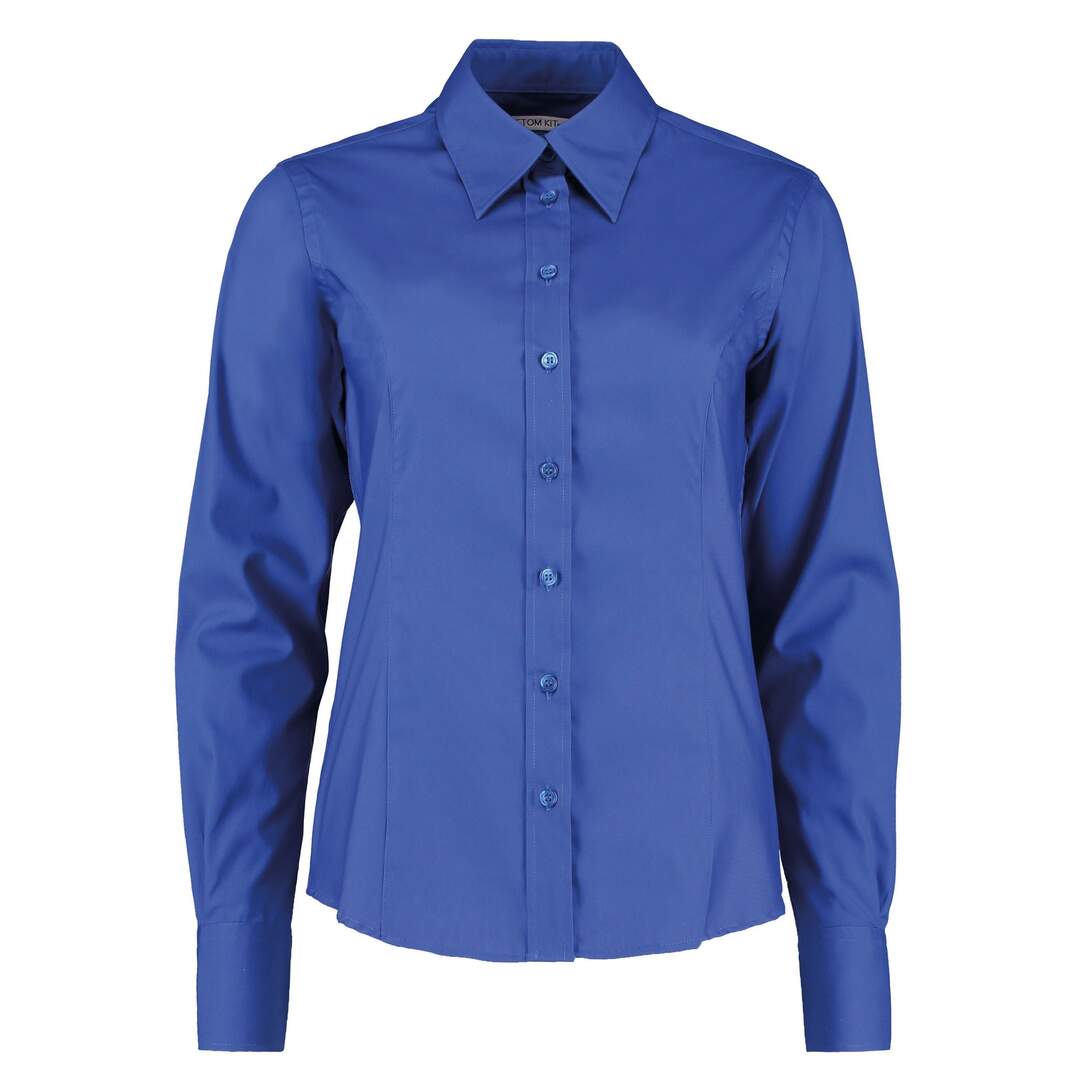 Blouse corporate femme bleu roi Kustom Kit-1