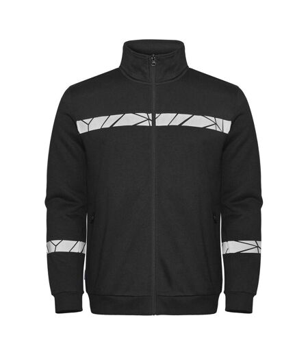 Mens Progression Hi-vis Full Zip Sweatshirt Black Projob