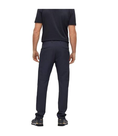 Mens T Commuter Slim Chinos Dark Blue Boss