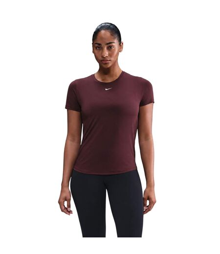 Haut One Femme Bordeaux Nike