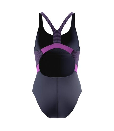 Maillot De Bain 1 Pièce Dos Nageur Motif/style Contrasté Quantum Splice Femme Rose Speedo