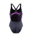 Maillot De Bain 1 Pièce Dos Nageur Motif/style Contrasté Quantum Splice Femme Rose Speedo-2
