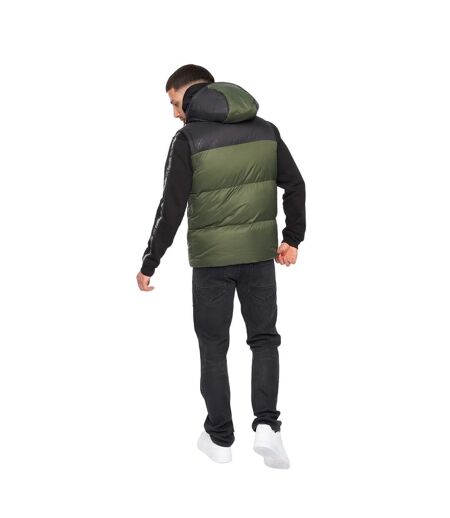 Veste sans manches chemerley homme vert sombre / noir Crosshatch