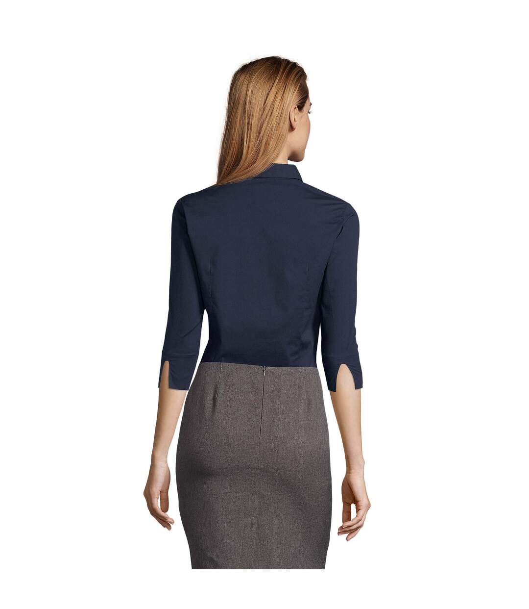 Blouse Femme Bleu Foncé SOLS-3