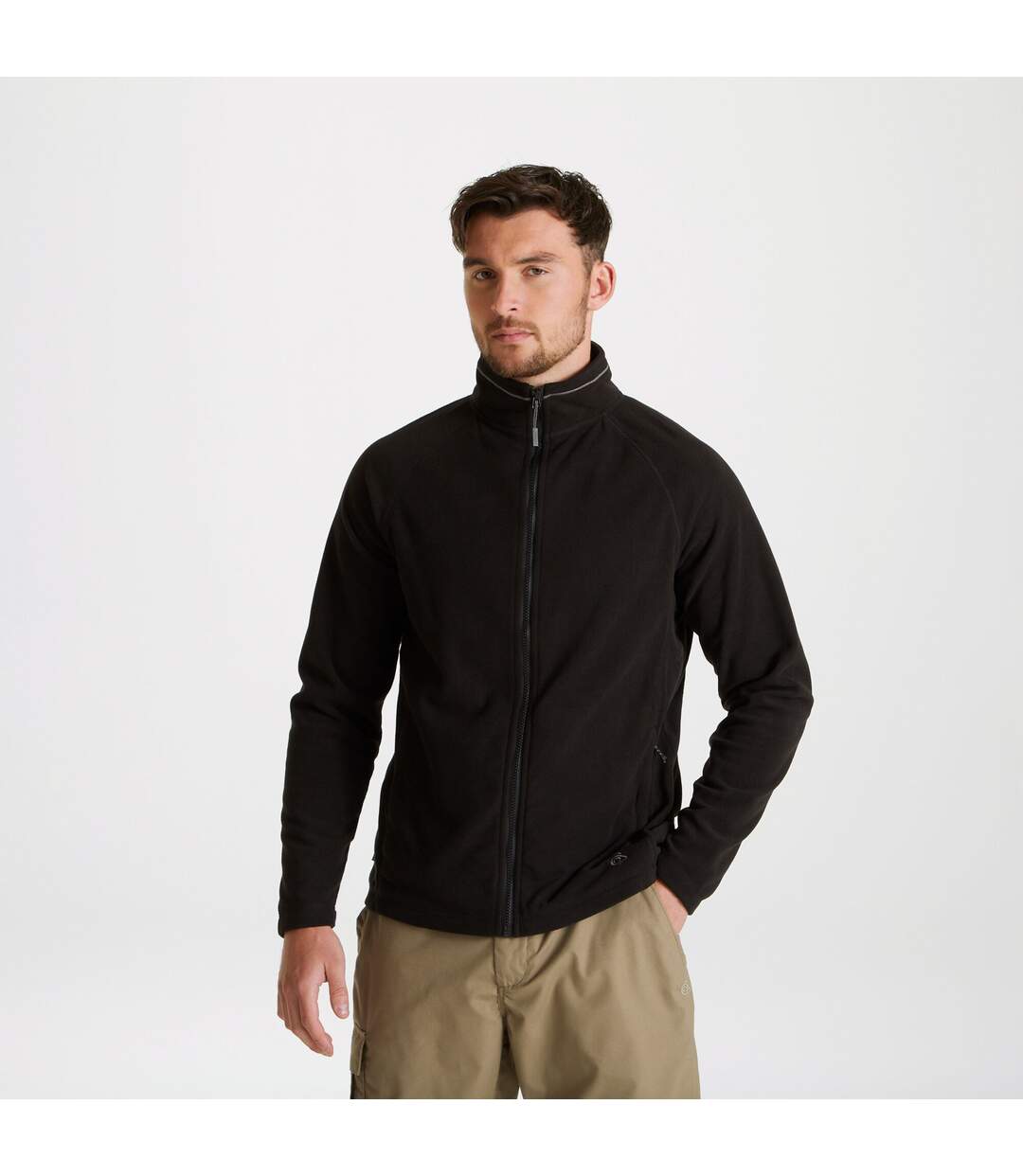 Mens Expert Corey 200 Microfleece Jacket Black Craghoppers-1