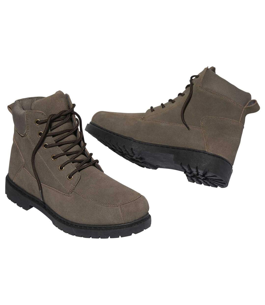 Men's Brown Outdoor Ankle Boots-1