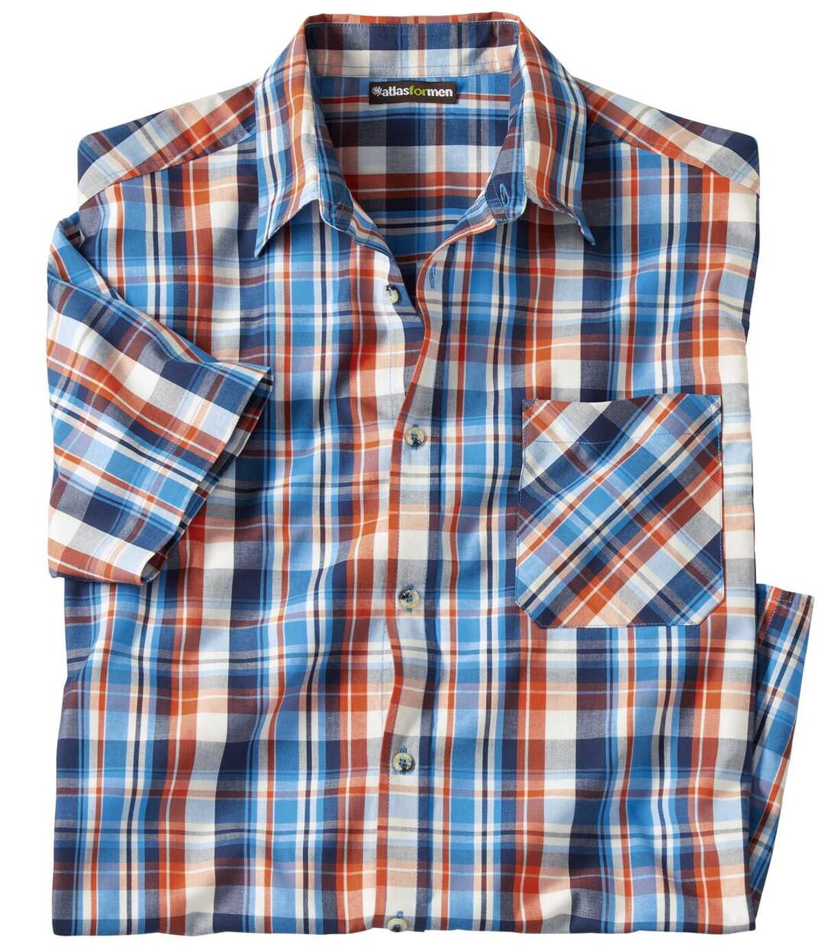 Kariertes Sommerhemd Country aus Popelin Atlas For Men