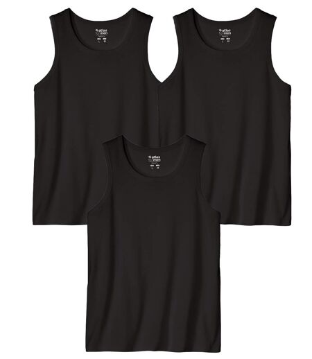 Set van 3 effen tanktops