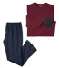 Men's Micro-Patterned Cotton Pyjamas-2