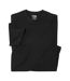 4er-Pack einfarbige T-Shirts in Schwarz-2