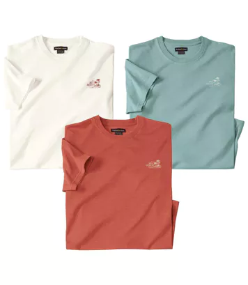 Lot de 3 Tee-Shirts Unis Désert