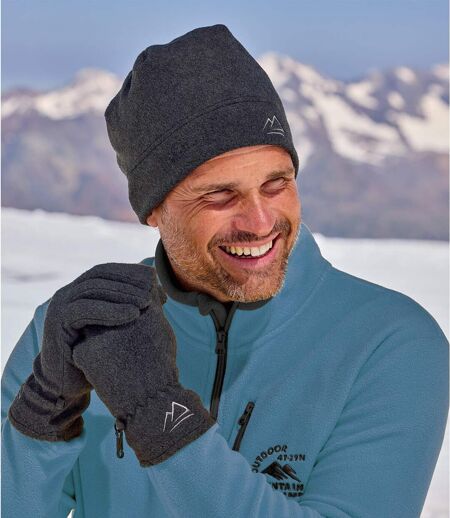 Muts en handschoenenset in fleece