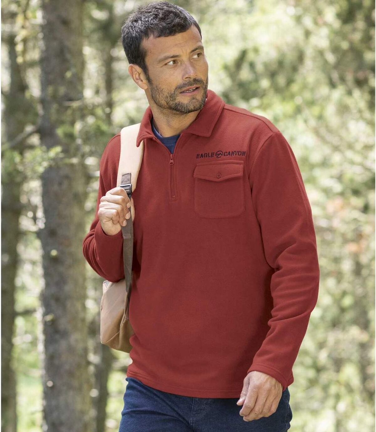 Sada 2 mikroflísových mikín na zips Eagle  Atlas For Men