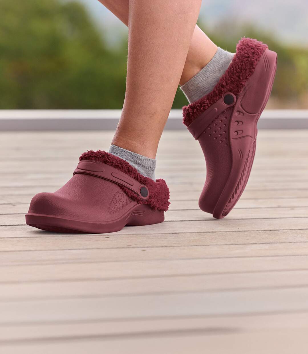 Les Sabots Fourrés Sherpa Pour Elle-2