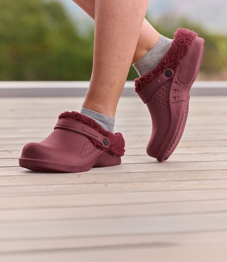 Les Sabots Fourrés Sherpa Pour Elle
