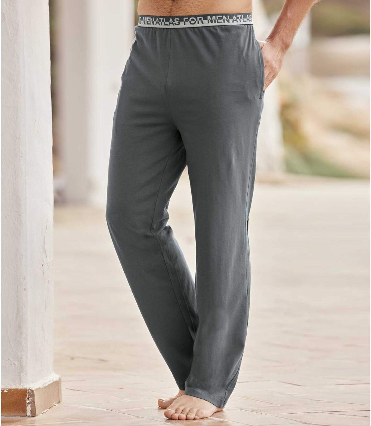 Men's Gray Lounge Pants Atlas For Men