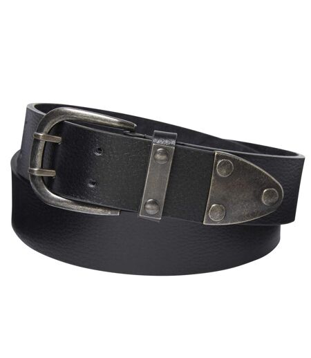 Men's Black Authentic Leather Belt