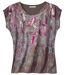 Women's Taupe Feather Print T-Shirt