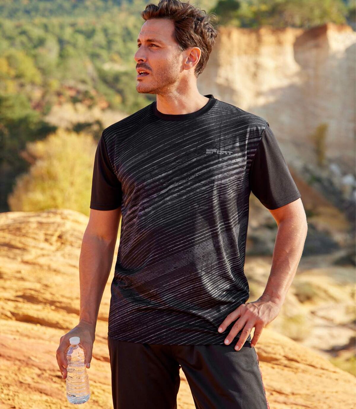 3er-Pack T-Shirts Essential Outdoor Atlas For Men