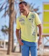 Zestaw 3 koszulek z dekoltem z guzikami Oceanic Atlas For Men