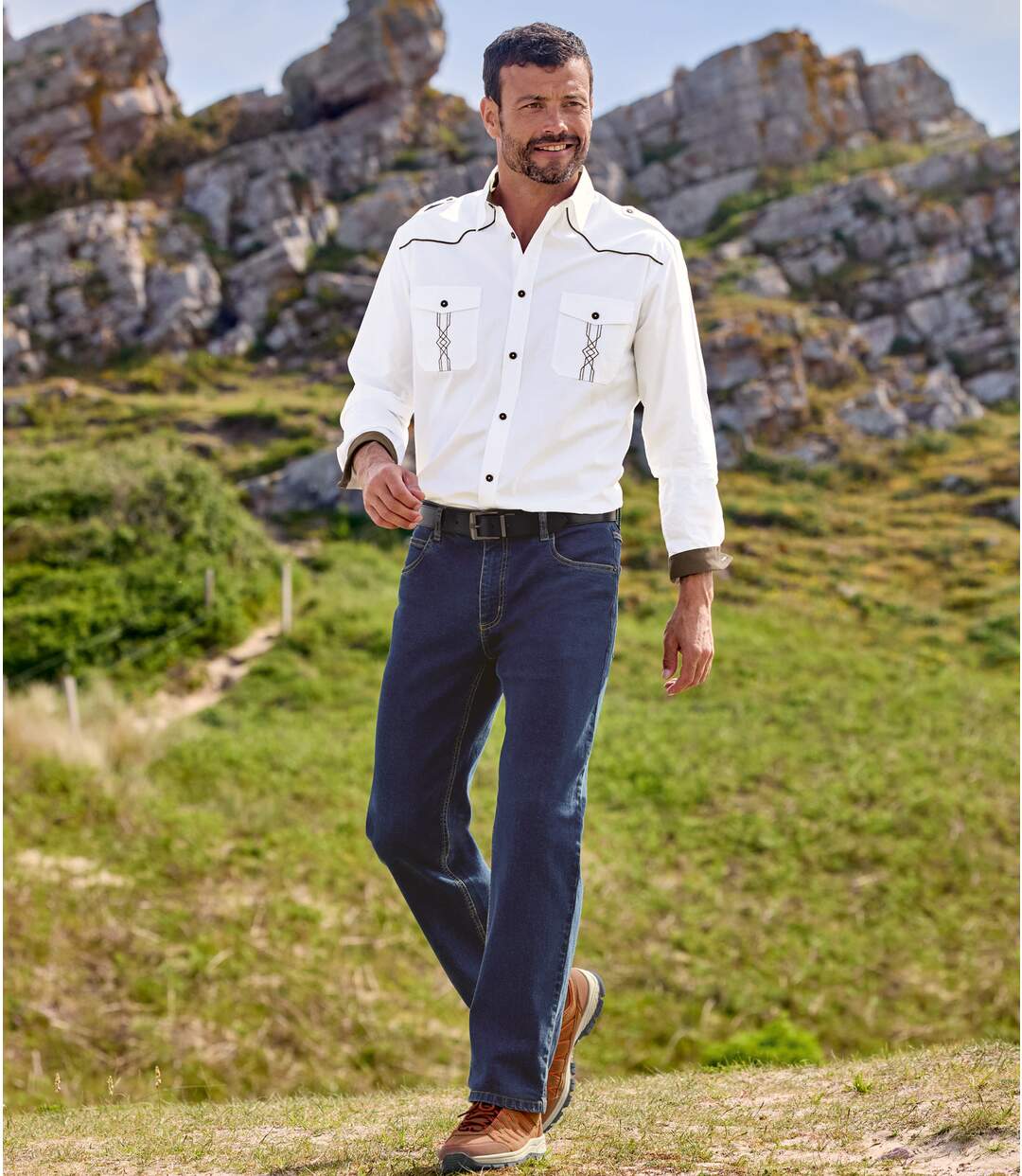 Lot de 2 Jeans Regular Stretch CONFORT-4