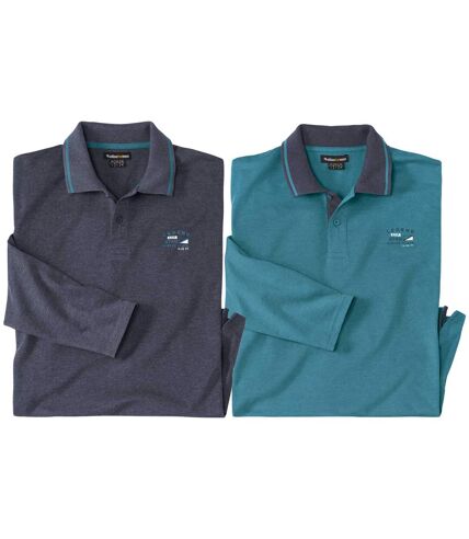 2er-Pack Poloshirts Winter Valley