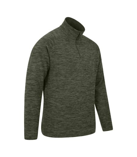 Mens snowdon ii fleece top green Mountain Warehouse