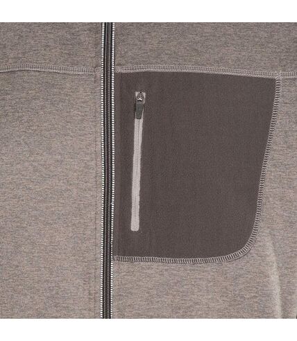Trespass Mens Radnage Marl AT200 Fleece Jacket (Dark Grey)