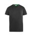 Duke Mens Fenton Kingsize D555 Round Neck T-shirts (Pack Of 2) (Black/Grey) - UTDC209