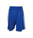 Short de basketball hommes bleu roi/blanc Spiro