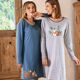 Maxi t-shirt bleu-2