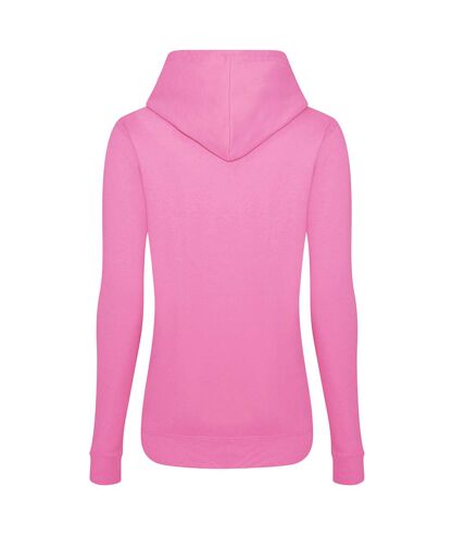 AWDis Just Hoods - Sweatshirt à capuche - Femme (Barbe à papa rose) - UTRW3481