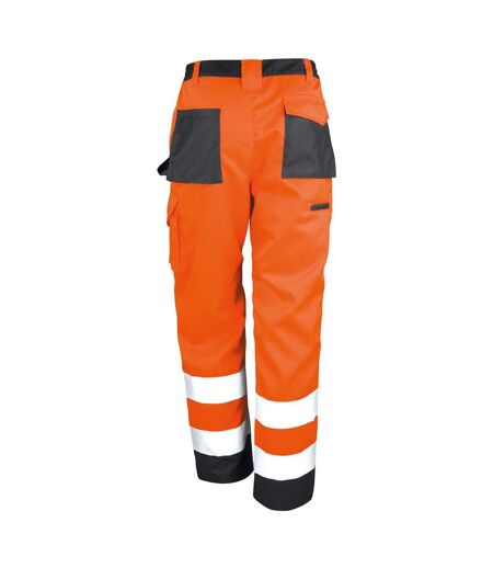 Safeguard pantalon cargo haute visibilité adulte unisexe orange haute visibilité Result