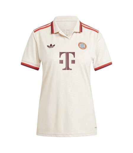 Maillot De Foot Motif/style Fc Barcelone Femme Beige Clair Adidas