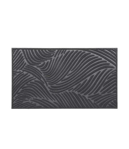 Tapis Imprimé Gris Luance 43,5x75cm  Vague - Taille unique