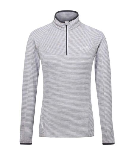 Sweat Cintré À Manches Longues Raglan Et Col Montant Zippé Yonder Femme Blanc Regatta