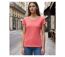 Tee-shirt MAYFLOWER DERICK2 col bateau : l'élégance du coton flammé corail-1