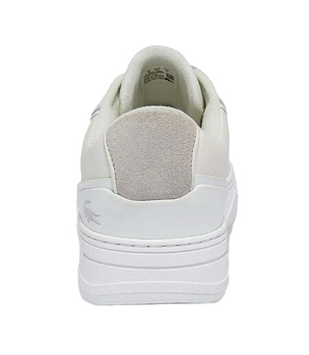 Unisex adult l001 leather trainers white Lacoste