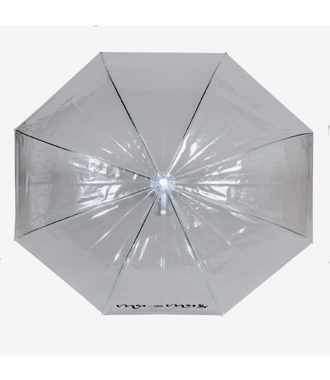 Parapluie en dôme taille unique transparent / blanc X-brella-3