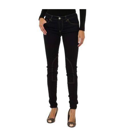 Women's long stretch denim pants 6Y5916-5D3TZ