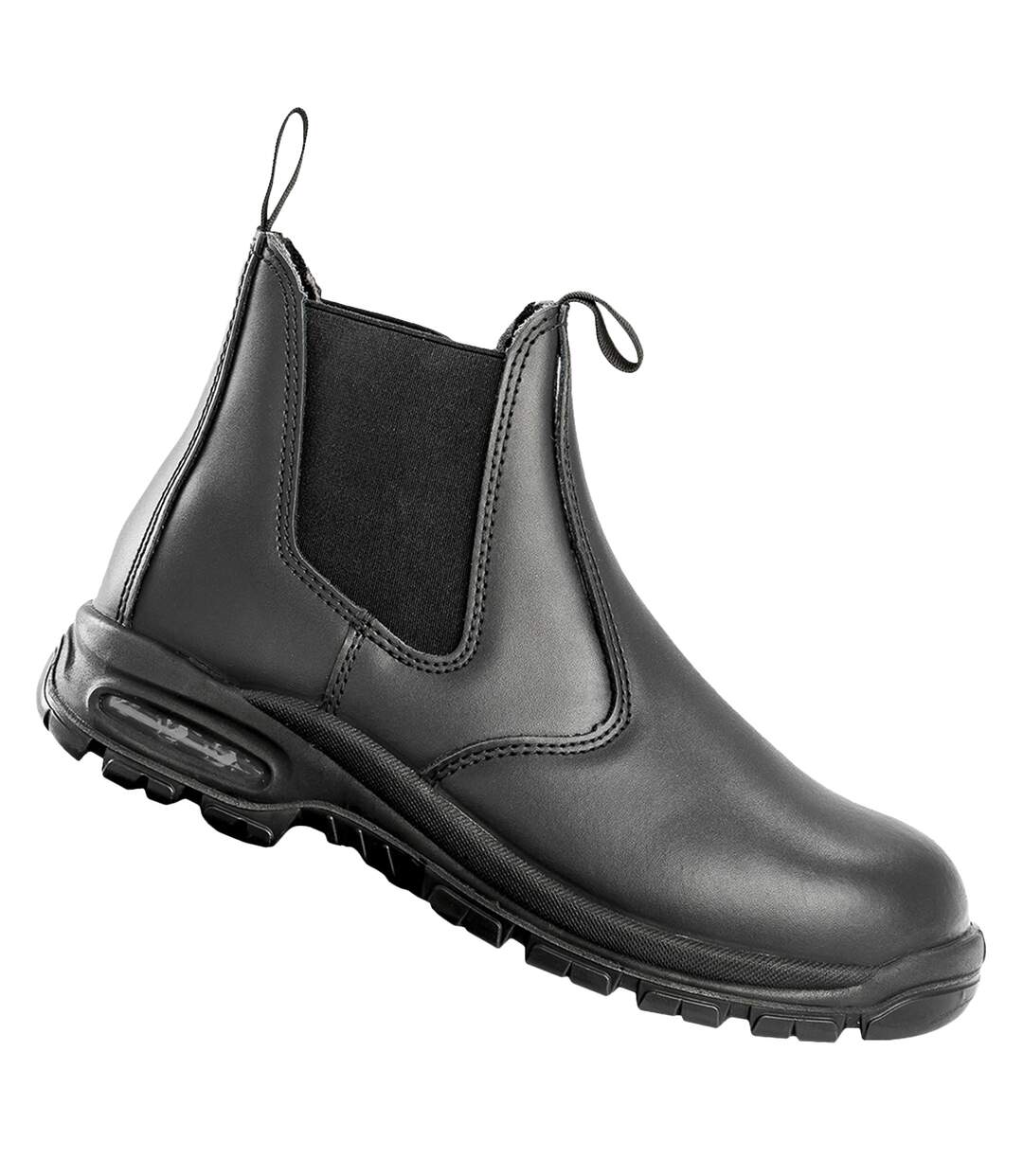 Unisex Adult Kane Leather Safety Dealer Boots Black WORK-GUARD By Result-2