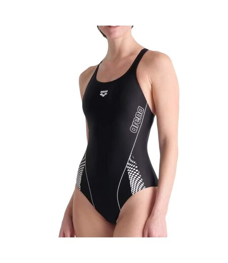 Maillots de bain noir/blanc femme arena swim pro back graphic - 36