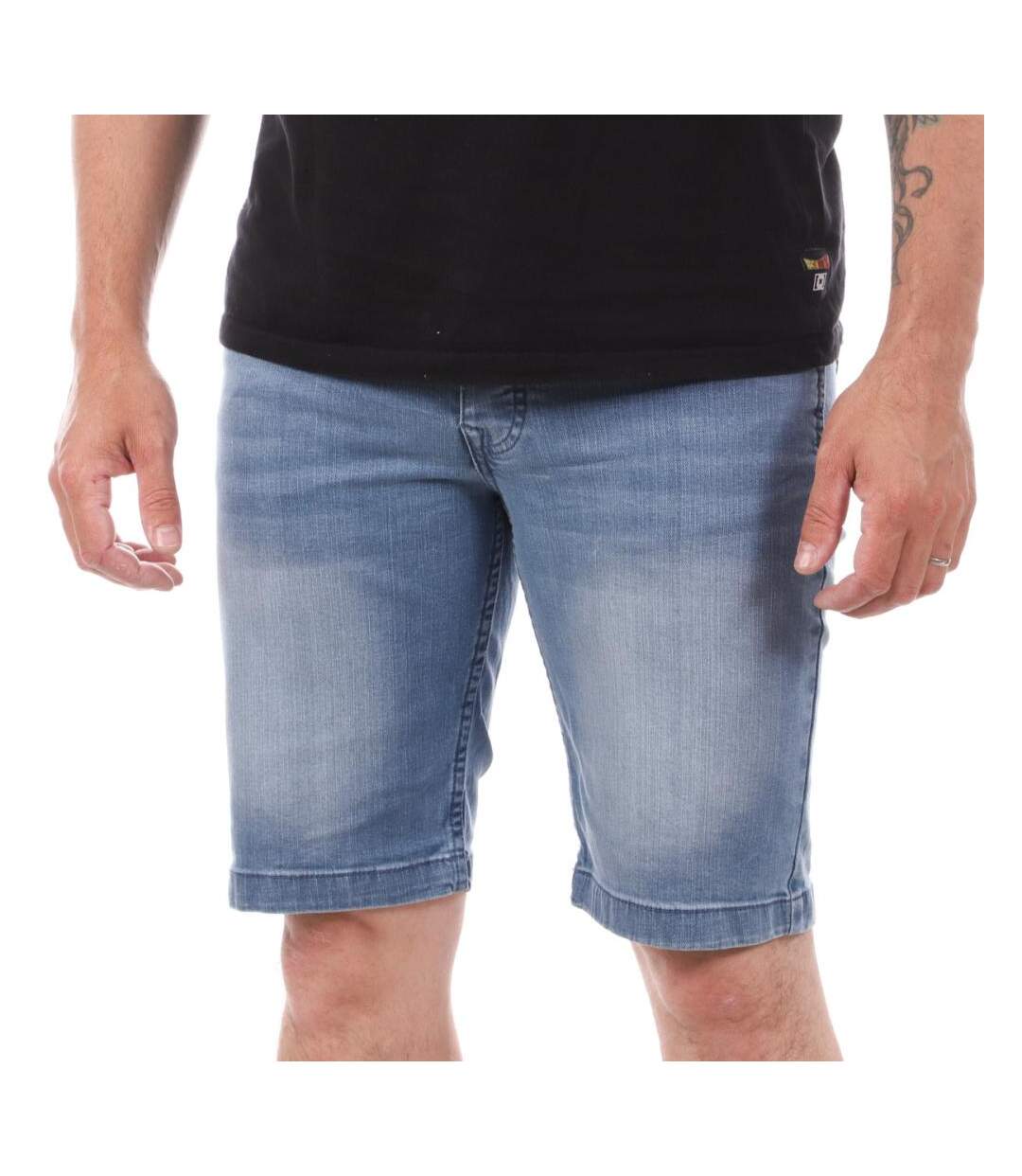 Short en jean Bleu foncé Homme Lee Cooper Ozark - 40-1