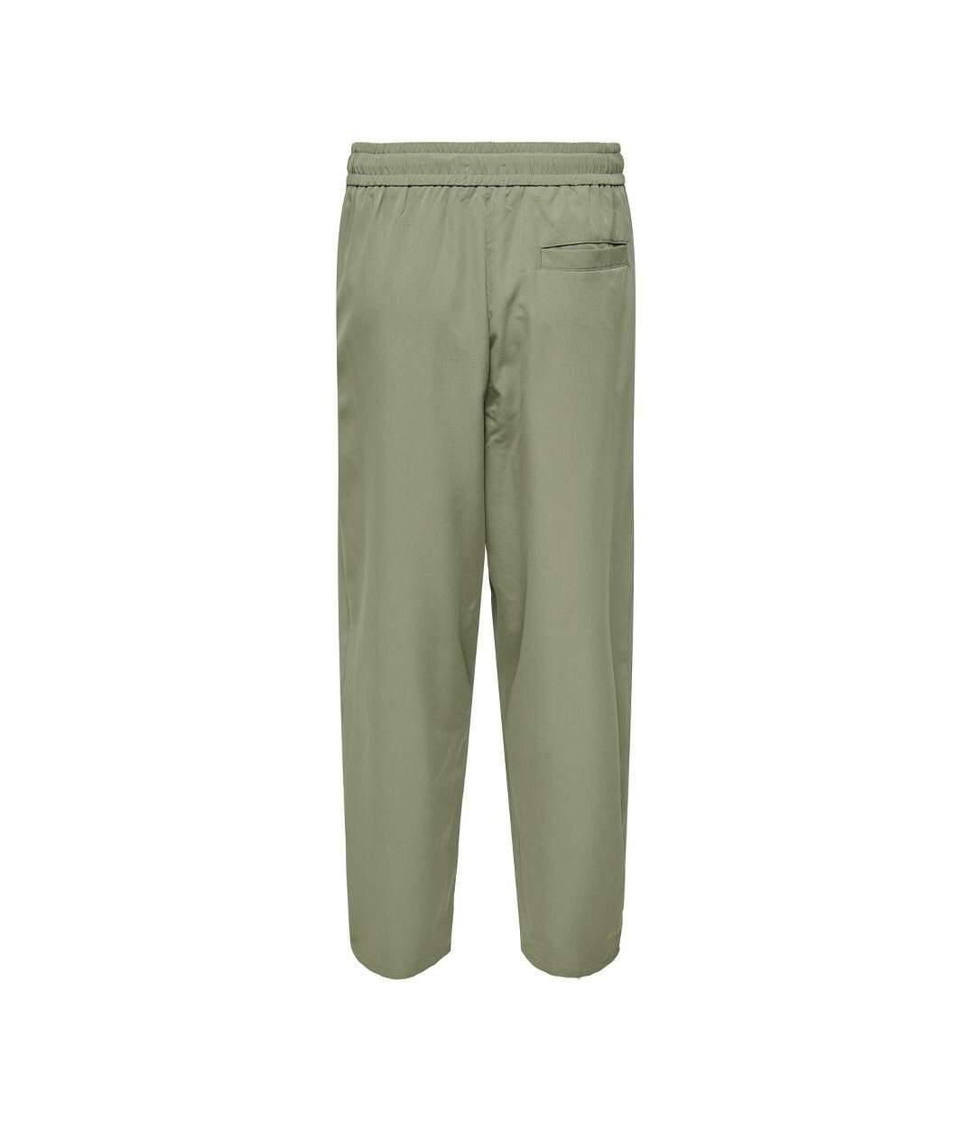 Pantalon fluide vert homme only & sons lance-2