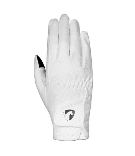 Hy Womens/Ladies Sparkle Riding Gloves (White) - UTBZ4832