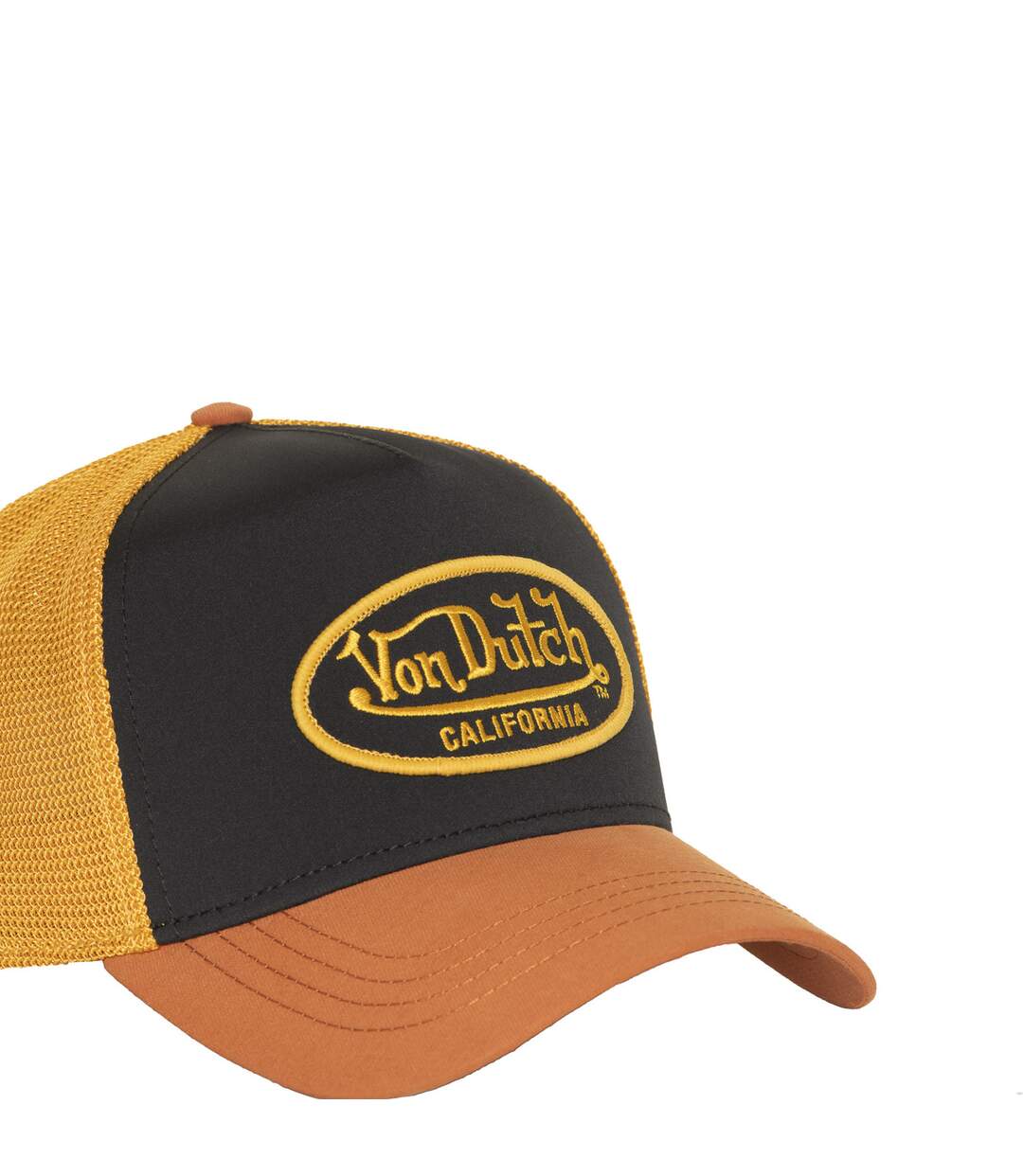 Casquette trucker en polyester 3 couleurs avec broderie Poly Vondutch-3
